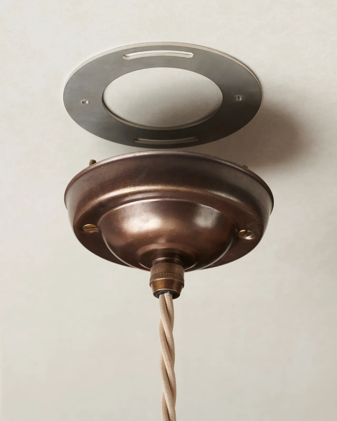 Large Chattered Skullcap Porcelain Light | deVOL Kitchens